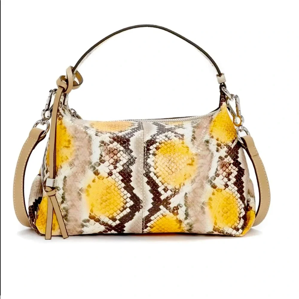 SOLD! Vince Camuto Snake Print Crossbody Bag - Picture 1 of 6
